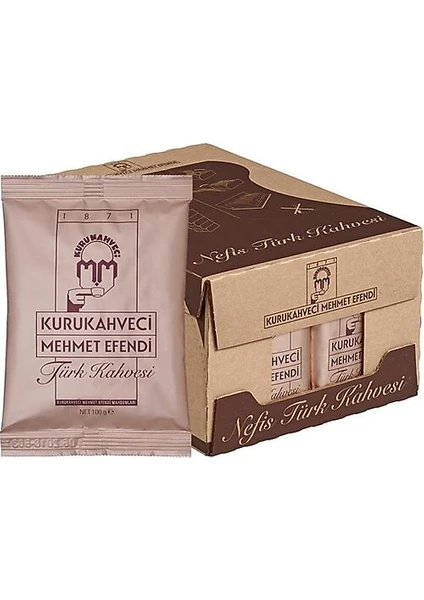 Kurukahveci Mehmet Efendi Türk Kahvesi 100 gr (1 Koli) (25X100GR)