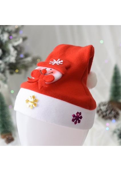Noel Şapka Yeni Yıl Navidad Kap Kardan Adam Elk Santa Şapka Çocuk Yetişkin Hediye Dekorasyon