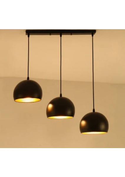 Masa Üstü Küre Metal Sarkıt Avize Kasa 60 cm