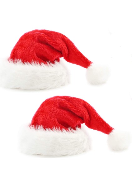 Yılbaşı Peluş Noel Şapkası Yetişkin Çocuk Süslemeleri Hediyeler