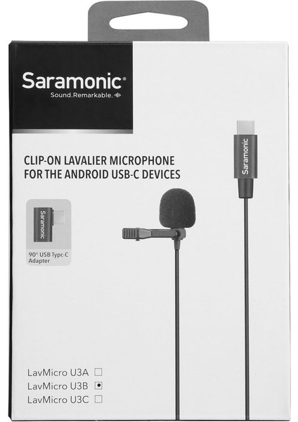 Lavmicro U3B Usb-C Android Yaka Mikrofonu 6 Metre