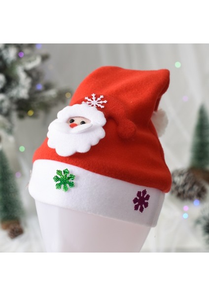 Noel Şapka Yeni Yıl Navidad Kap Kardan Adam Elk Santa Şapka Çocuk Yetişkin Hediye Dekorasyon