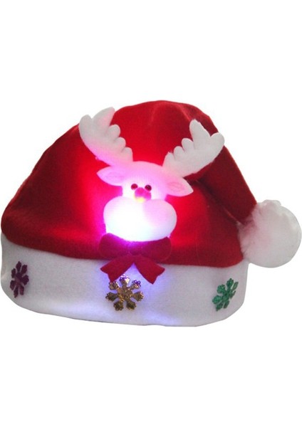 Noel Şapka Yeni Yıl Navidad Kap Kardan Adam Elk Santa Şapka Çocuk Yetişkin Hediye Dekorasyon