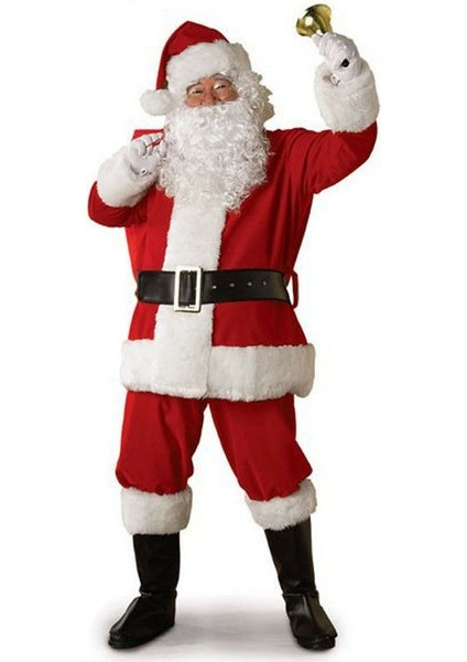 Santa Cosplay Kostüm Erkek Yetişkin indirimleri