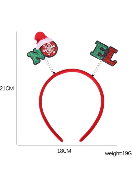 Christmas Headband Women's Ornaments Children's Adult New Year's Decorations(Yurt Dışından)