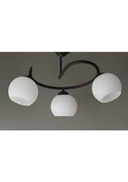 Mylights Opal Camlı Üçlü Modern Avize