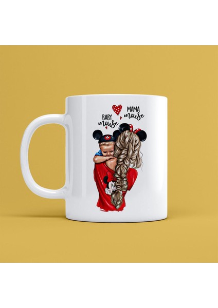 Anne Kız Tasarımlı Kupa Bardak Mr-02