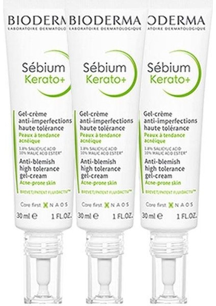 Sebium Kerato Gel Cream 30 ml 3 Adet