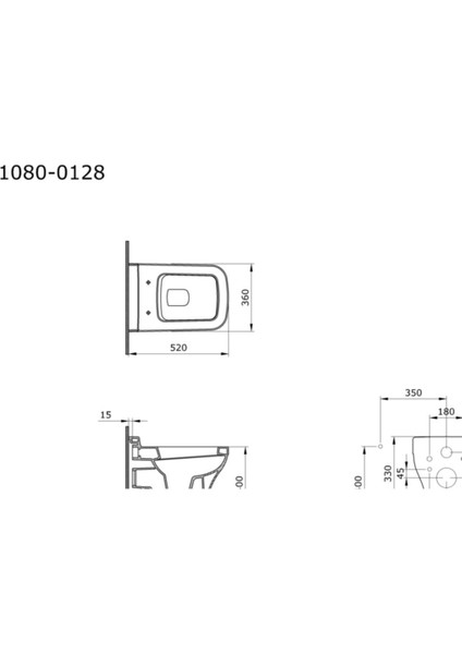Scala Asma Klozet + Droplast Soft Close Kapak fiyatları