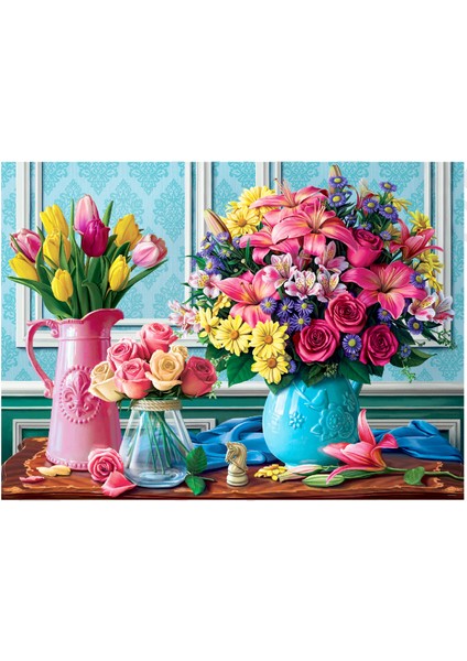 1000 Parçalık Puzzle - Rengarenk Buketler 1130 fiyatları