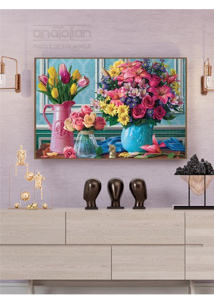 1000 Parçalık Puzzle - Rengarenk Buketler 1130 modelleri