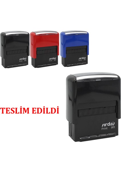 911 Hazır Kaşe ( Teslim Edildi ) Kırmızı Mürekkep