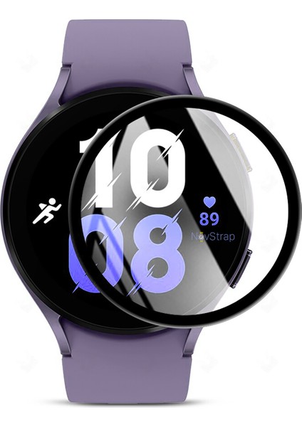 Samsung Galaxy Watch 5 40MM Uyumlu Ekran Koruyucu Nano Esnek Cam Tam Kaplayan Ppm