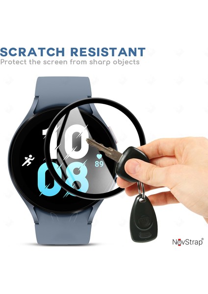 Samsung Galaxy Watch 5 40MM Uyumlu Ekran Koruyucu Nano Esnek Cam Tam Kaplayan Ppm fırsatları