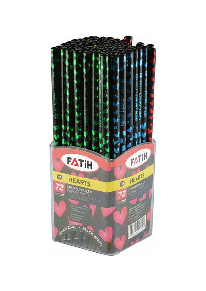 Kurşun Kalem Hearts Siyah 17250 **72 Adet
