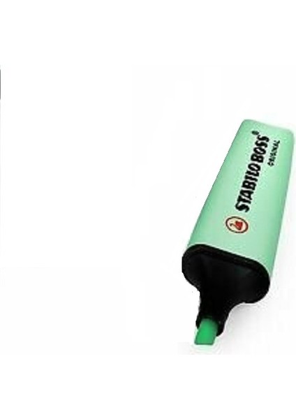 Boss Fosforlu Kalem Pastel Yeşil