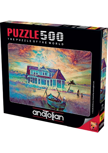 500 Parça Puzzle / Tatil Evi - Kod 3626