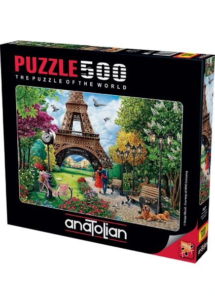 500 Parça Puzzle / Paris Baharı - Kod 3627