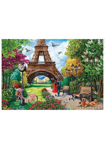 500 Parça Puzzle / Paris Baharı - Kod 3627