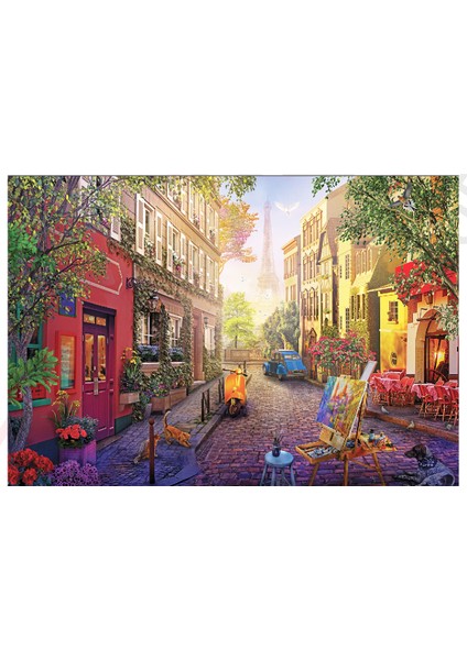 2000 Parça Puzzle / Paris Sokakları - Kod 3961