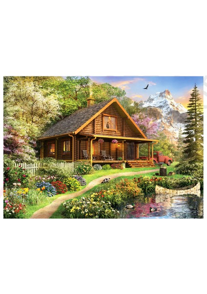 1500 Parça Puzzle / Bungalov - Kod 4568