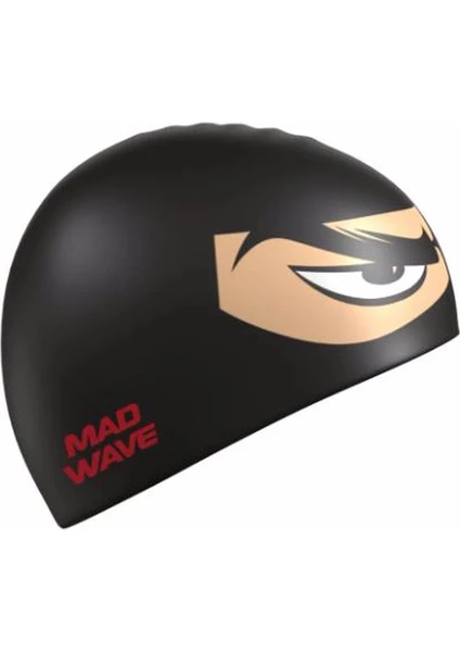 Mad Wave Ninja Desenli Silikon Çocuk Bonesi 6-12 Yaş