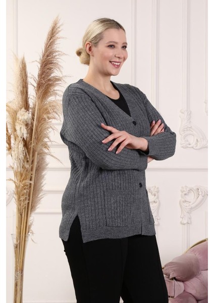 Şık Kaliteli Burma Desen Kısa Klasik Hırka fırsatları