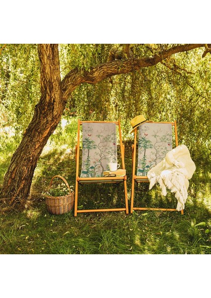 Renkli Çiçek Tasarımlı Şezlong Fırınlanmış Gürgen Ağacı Süet Kumaş modelleri