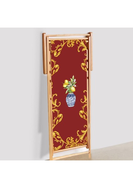 Red Lemon Katlanabilir Şezlong Fırınlanmış Gürgen Ağacı Süet Kumaş indirimleri