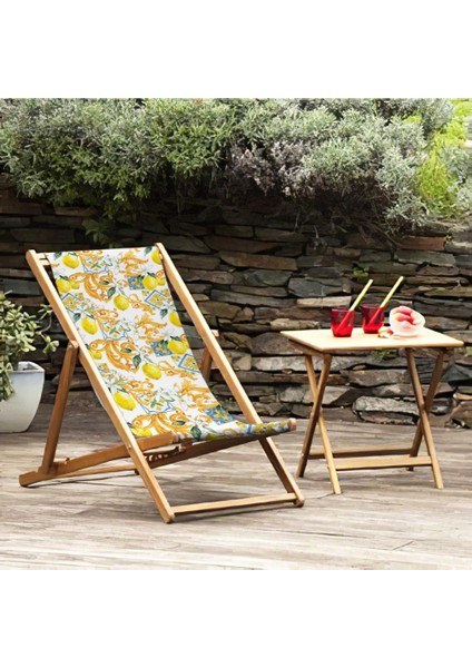 Limonlu Katlanabilir Şezlong Fırınlanmış Gürgen Ağacı Süet Kumaş fiyatları