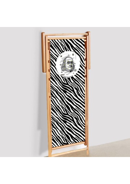 Benjamin Franklin Katlanabilir Şezlong Fırınlanmış Gürgen Ağacı Süet Kumaş indirimleri