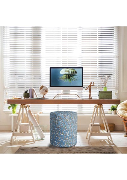 Mavi Bugs Bunny Puf (Warner Bros Lisanslı Ürün, Süet Kumaş, Uluslararası Solmama Sertifikası) fırsatları