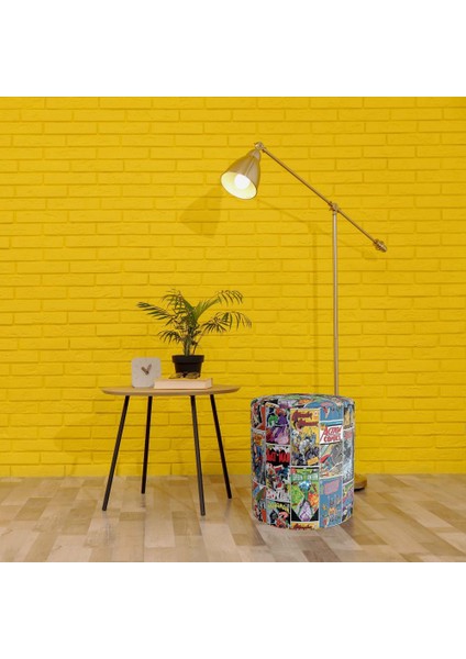 Justice League Puf (Warner Bros Lisanslı Ürün, Süet Kumaş, Uluslararası Solmama Sertifikası) modelleri