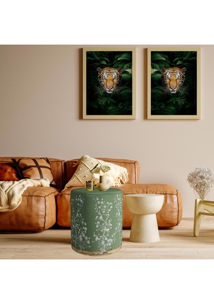 Yeşil Çiçek Tasarımlı Puf (Kumaşı Süettir. Uluslararası Solmama Sertifikasına Sahiptir.) indirimleri