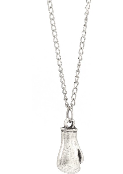 Boks Eldiveni Kolye Erkek Boksör Kolye Gümüş Renk fiyatları