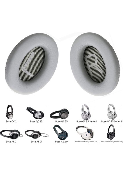 bose Qc2 Kulaklık Pedi QC25 Ae2 AE2I AE2W Qc2 QC15 QC35 QC35II Soundlink Soundtrue Kulaklık Süngeri Yastığı Pedi indirimleri