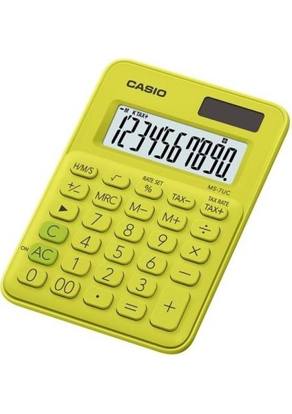Casıo Ms-7uc-Yg Renkli Masa Tipi 10 Hane Hesap Mak