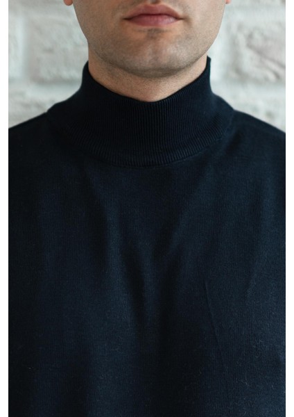 Yarım Balıkçı Slimfit Likralı Erkek Kazak fırsatları