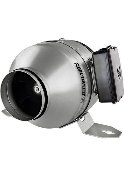 Jetline 200 Soler Palau Yuvarlak Kanal Tipi Metal Fan Termal Koruma Sessiz Blok Agmair Agm Havalandırma