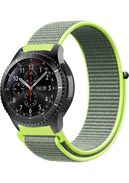 Samsung Galaxy WATCH(46MM) Gear S3 46MM Frontier/ Galaxy Watch 3 45MM Hasır Dokuma Kordon Kayış