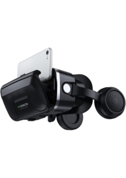 Sanal Gerçeklik Gözlüğü Kulaklıklı 3D Vr Filmler Video Oyunları Tüm Telefonlara Uyumlu indirimleri