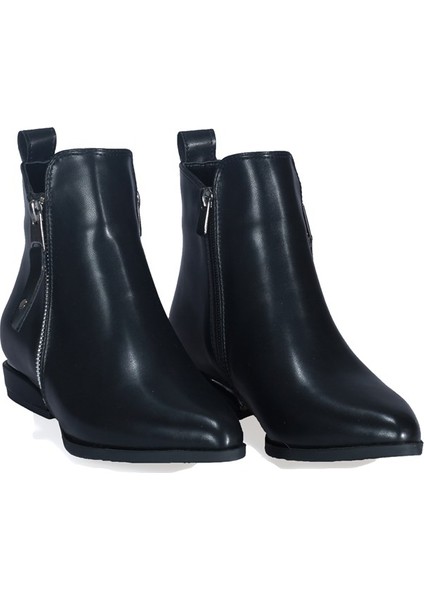 Siyah Kısa Topuk Kadın Bot fiyatları
