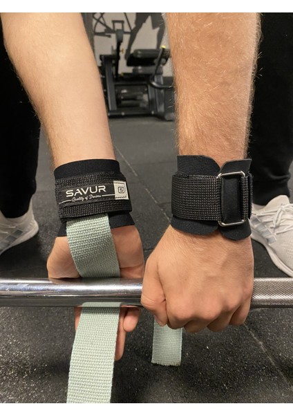 Bilekli Fitness Strap - Lifting Straps, Ağırlık Kayışı