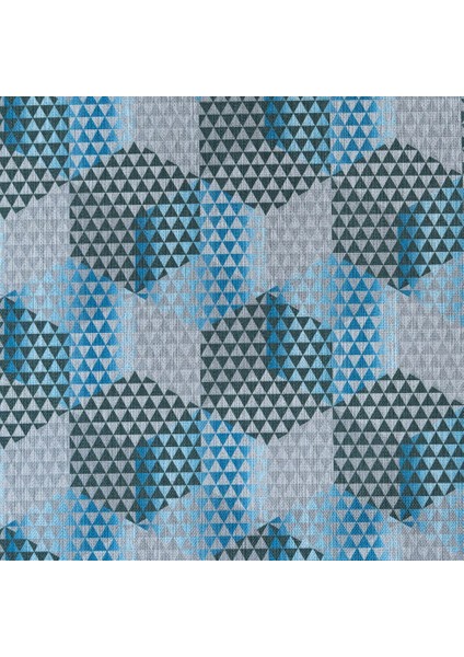 Safir Keten Dijital Baskılı Dokuma Döşemelik Kumaş