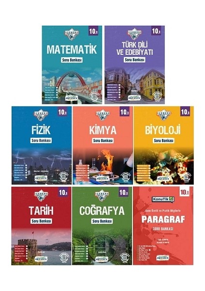 10. Sınıf Iceberg Soru Bankası Set (8 Kitap