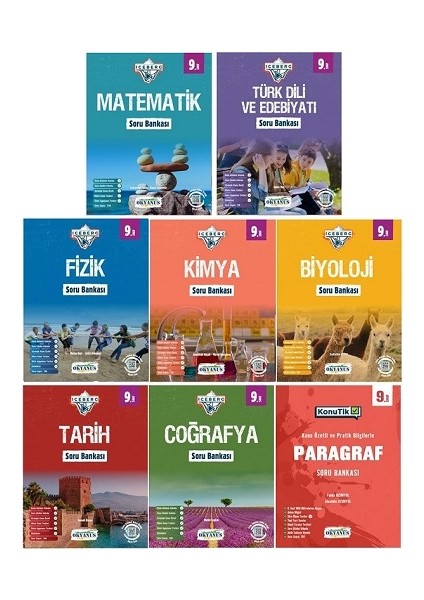 9. Sınıf Iceberg Soru Bankası Set (8 Kitap
