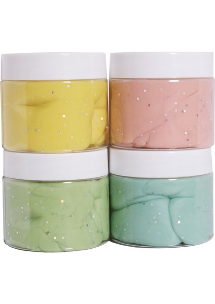 Doğal Oyun Hamuru 4'lü Pastel Renk Glitter Seti 4*150GR fiyatları