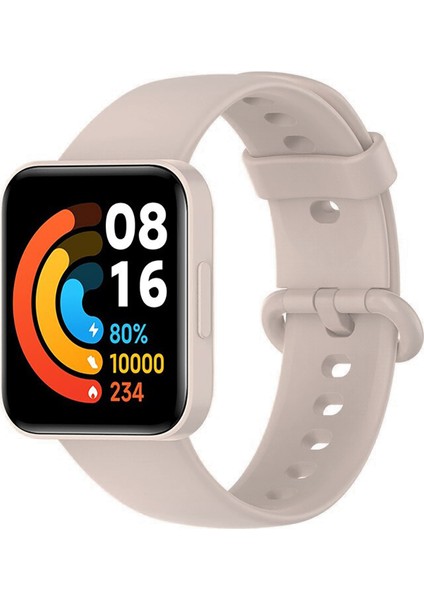 Xiaomi Redmi Watch 2 Lite Uyumlu Kordon Kayış Jel Silikon Akıllı Saat Bileklik Kordonu