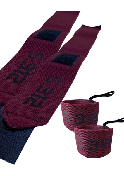 Pro Wrist Wraps 2'li Paket - Halter, Crossfit, Power Lifting Bilek Bandajı 50 cm x 6 cm