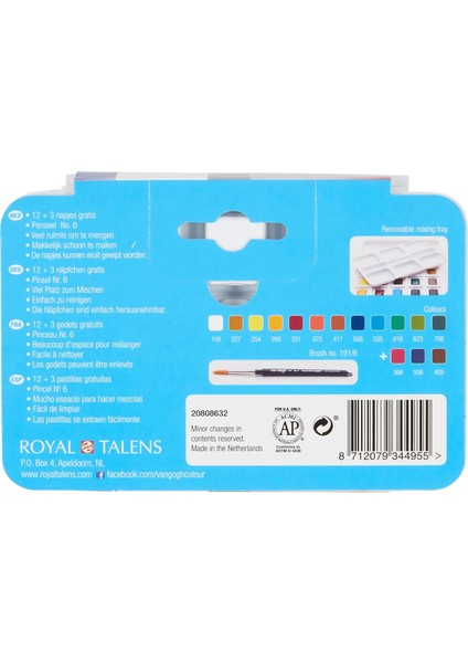 : Tablet Sulu Boya Seti : 12 + 3 Renk (Plastik Kutu) modelleri